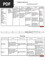 Nursing Care Plan