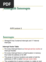 Atmega16 Interrupts: AVR Lecture 3