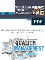 Engineering Project Management: Department of Engineering Management Nust College of E&Me