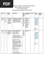 Weekely Planner For Grade 8th K