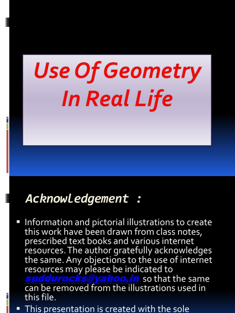 Geometry in Daily Life PDF Shape Symmetry