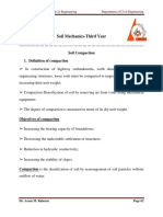 Soil Mechanics-Third Year .: Soil Compaction 1. Definition of Compaction