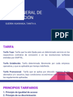 Plan General de Tarificación.