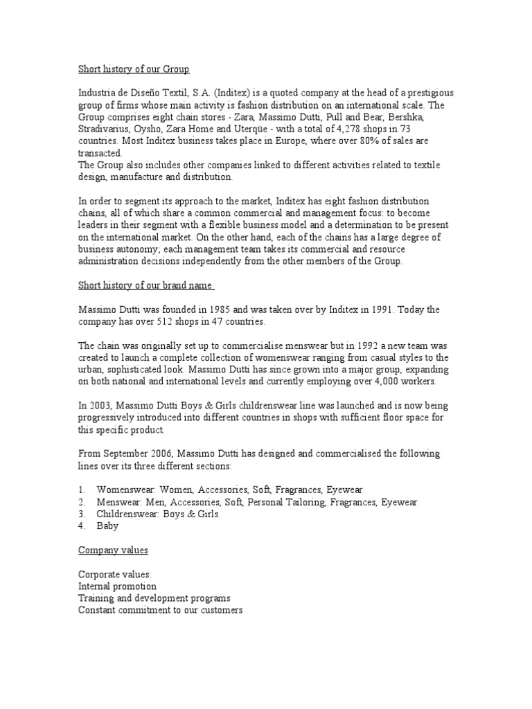 massimo dutti childrenswear