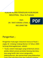 HUKUM ACARA PERADILAN HUBUNGAN INDUSTRIAL (Teori &