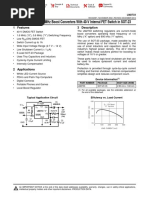 Lm2733 0.6 and 1.6-Mhz Boost Converters With 40-V Internal Fet Switch in Sot-23