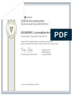 CertificatDaccomplissement_SOLIDWORKS _ La conception de moules