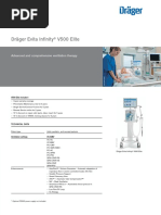 Dräger Evita Infinity® V500 Elite: Advanced and Comprehensive Ventilation Therapy