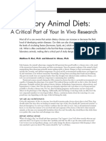 Laboratory Animal Diets: A Critical Choice