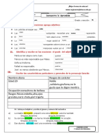 4.-Examen de Comunicación de 5° Grado