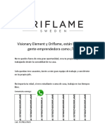 Visionary Element y Oriflame