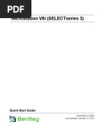 Microstation V8I (Selectseries 3) : Quick Start Guide