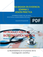 Medicina Basada en Evidencia: Semana 5 Sesión Práctica