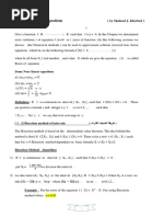 Bisection Method of Intervals