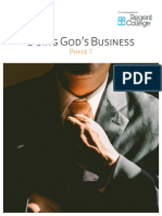 Doing God's Business: Phase 1