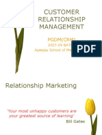 Customer Relationship Management: PGDM (CRM)