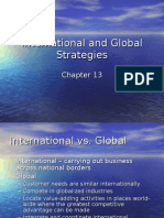 International and Global Strategies