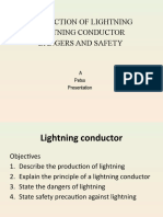 Lightning Conductor Safety