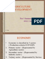 Agriculture Development: Prof. Hanumant Yadav