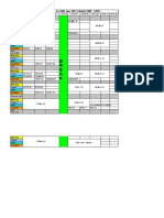 Time Table 10th To 16th Jan