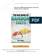 The Big Book of Random Facts: 1000 Interesting Facts and Trivia (Interesting Trivia and Funny Facts) (Volume 4)
