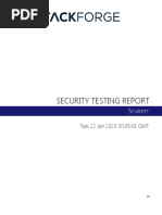 Security Testing Report: Snakerr