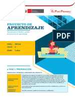 Proyecto de Aprendizaje - Inicial PDF