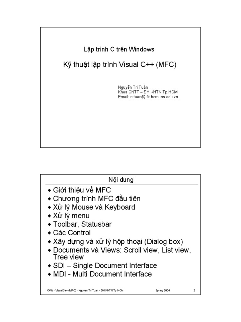 15 - VisualC (MFC) | PDF