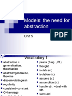 Godina-Models-The Need For Abstraction