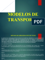 Modelos de Transporte y Asignación