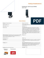 FICHA TECNICA Estabilizador LED 8 Tomas 50-60Hz