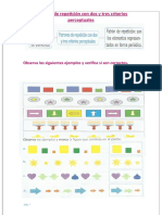 Patrones de Repetición Con Dos y Tres Criterios Perceptuales