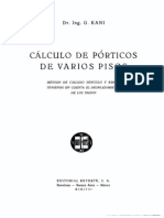 Kani, Calculo de Pórticos de Varios Pisos 6ed (1958)