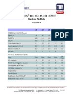 Bartex 10 - 65 - 25 - 80 - OWT Barium Sulfate: Technical Data Sheet