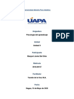 Psicología Del Aprendizaje Tarea 5