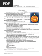 BANCO DE QUESTÕES - PORTUGUÊS - 6º ANO - ENSINO FUNDAMENTAL