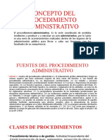 Concepto Del Procedimiento Administrativo