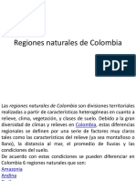 Regiones naturales de Colombia