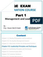 Cqe Exam: Preparation Course