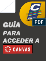 CELEN - Guia para Acceder A Canvas PDF