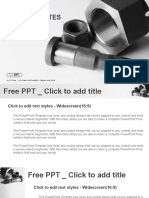 Screw and Nuts PowerPoint Templates Standard
