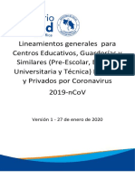 Version 1 Lineamientos Generales Centros Educativos 1