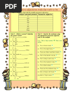 Possessive Adjectives With The Verb To Be