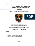Silabo Codigo Procesal Penal 2020 Para Eetspnp Trujillo- Final Ok