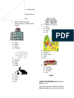 Prueba de Periodo Ingles Grado Sexto 2014