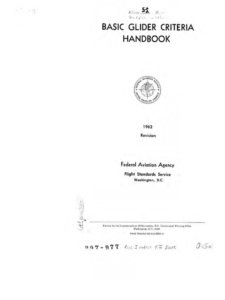 Basic Glider Criteria Handbook PDF