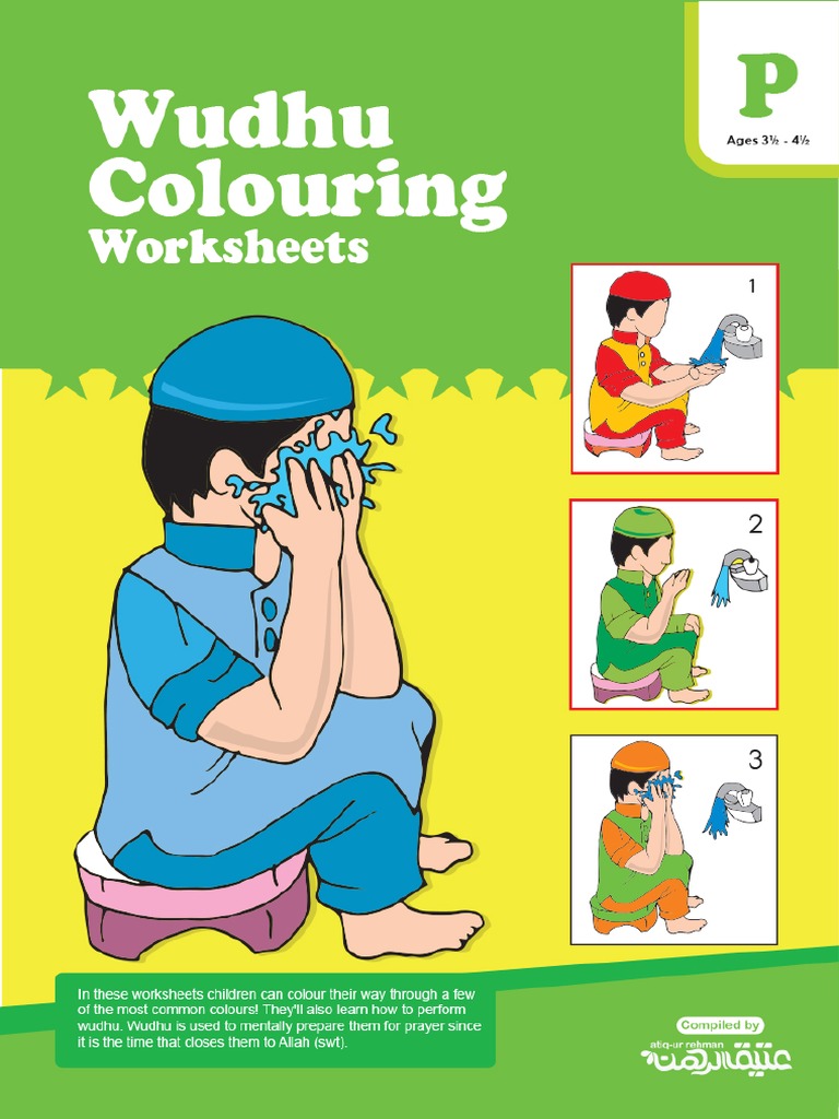 Wudhu Colouring Worksheet | PDF