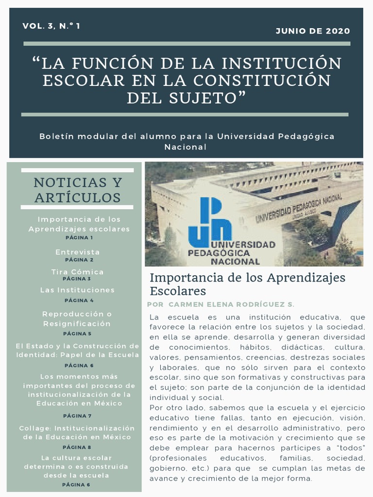 Función de la Escuela en la Identidad Social | PDF | Sociedad | Aprendizaje