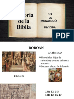 Historia de la Biblia: La monarquía dividida y el exilio de Babilonia