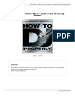Book How To DJ Properly The Art and Science of Playin PDF